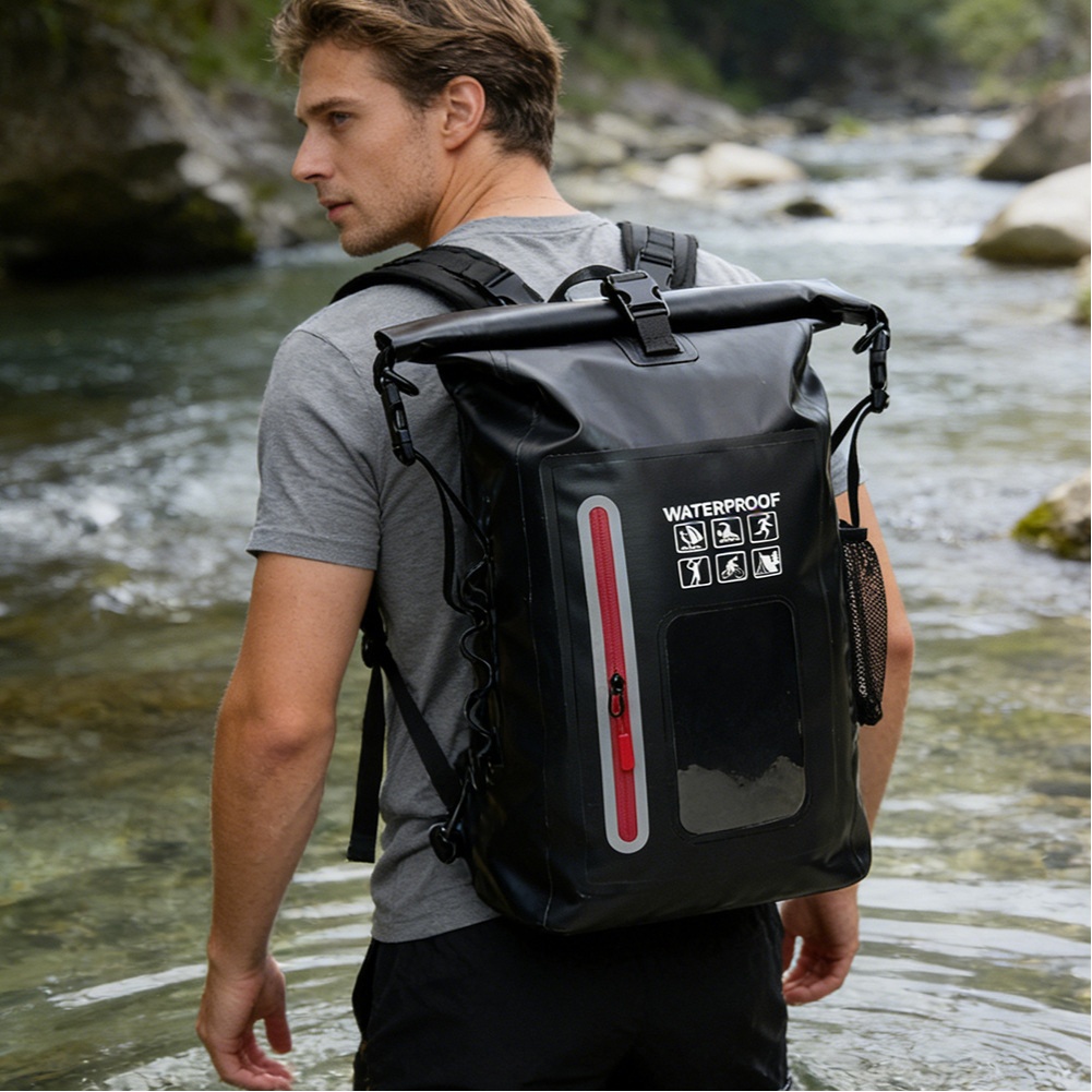 Black Waterproof Backpack Wate - Fishing Bag Waterproof recension och pris
