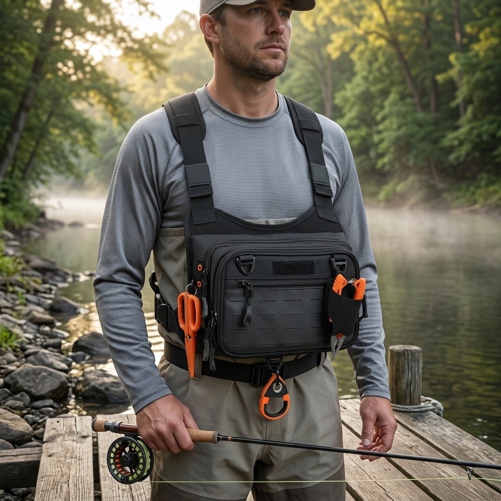 Fly Fishing Chest Pack Backpac - Fishing Backpack recension och pris